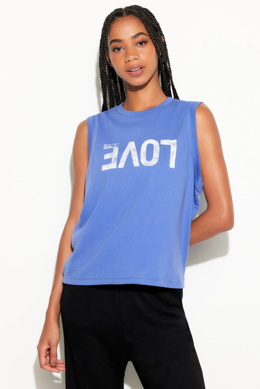 Love Bowery Tank - Periwinkle