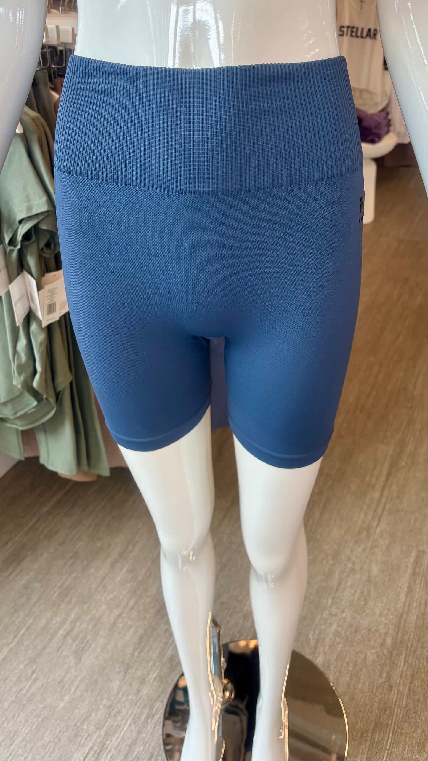 Restore Seamless 5 Bike Short - Vintage Indigo