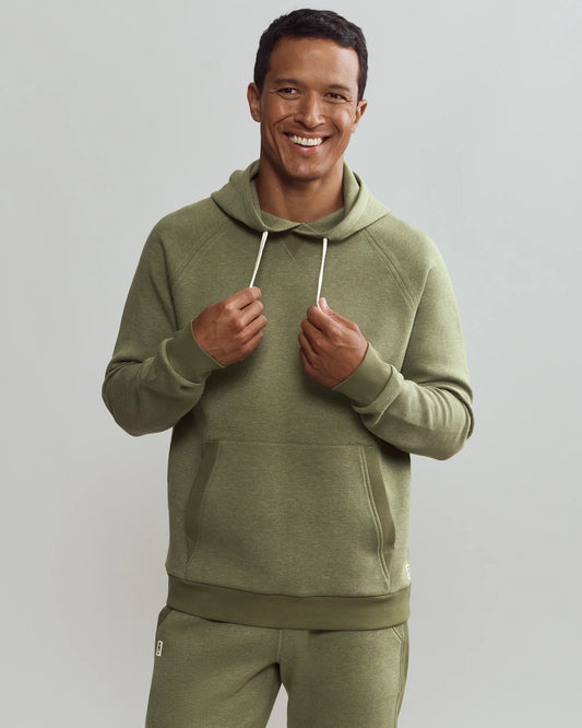 Mens Heritage Midweight Hoodie - Olivine Heather