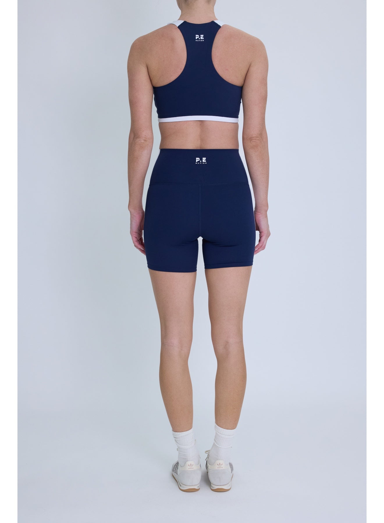 Highgate Sports Bra - Dark Navy / Optic White