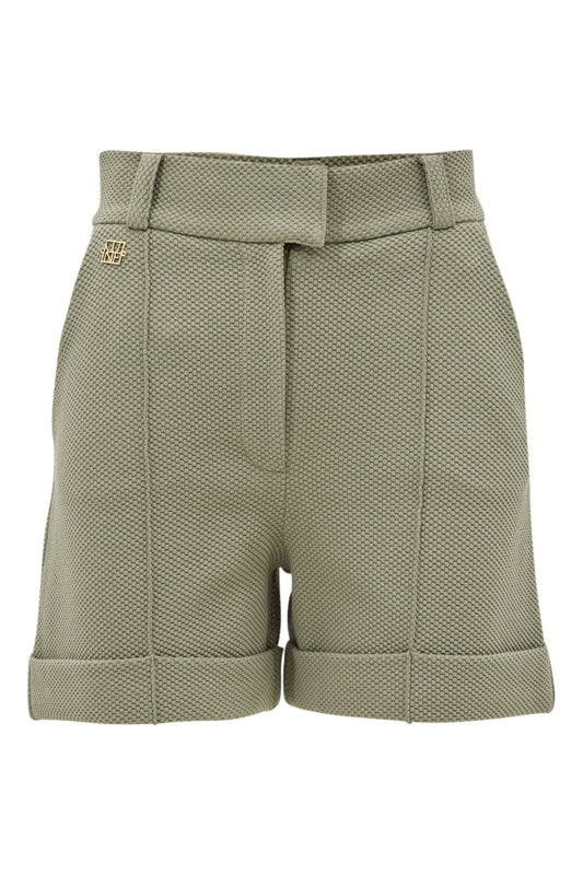 Moon Classic Wide Leg Shorts - Olive