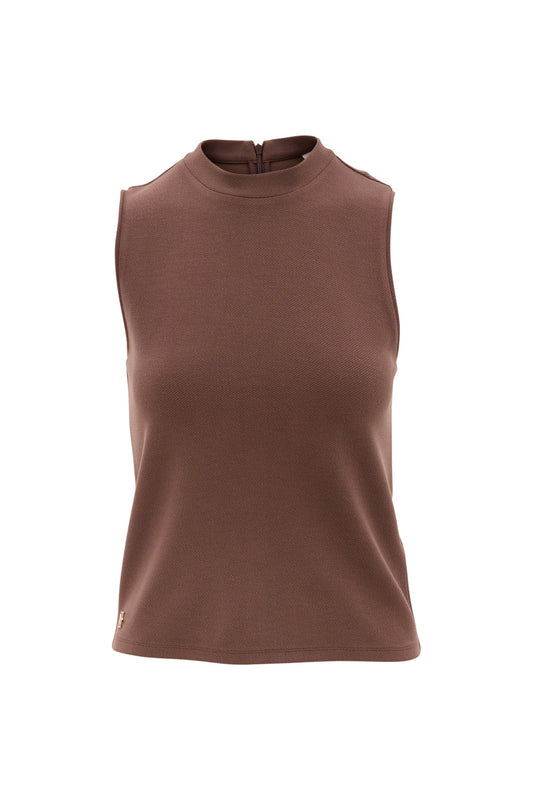 Forest Essentiel Sleeveless Top - Chocolate