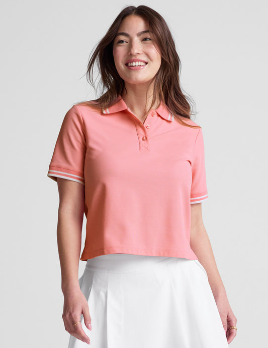 Country Club Polo Tee - Pink Play