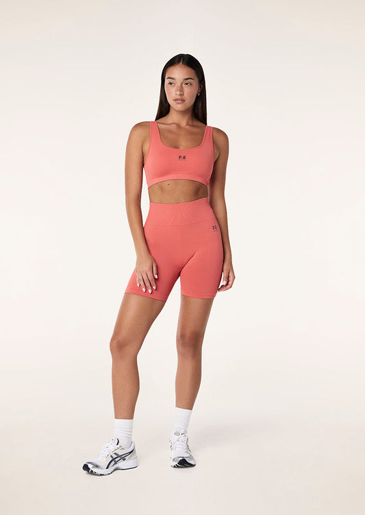 Restore Seamless 5 Bike Short - Brick Red
