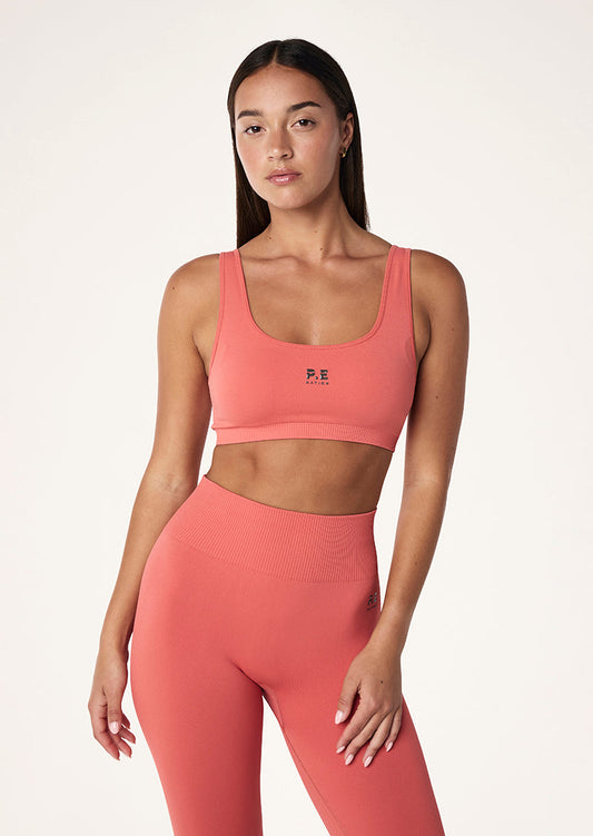 Restore Seamless Scoop Bra - Brick Red