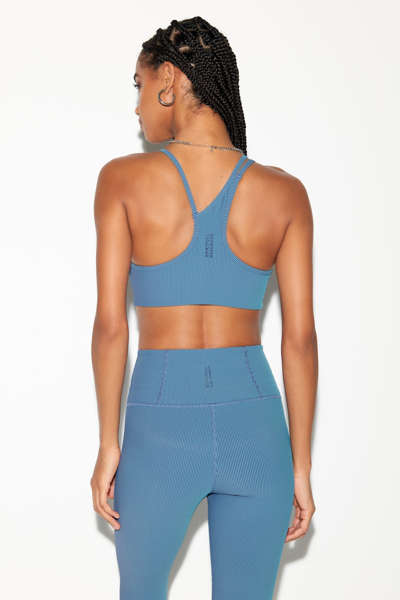 Mercury 2-Tone Longline Bra - Vintage Indigo