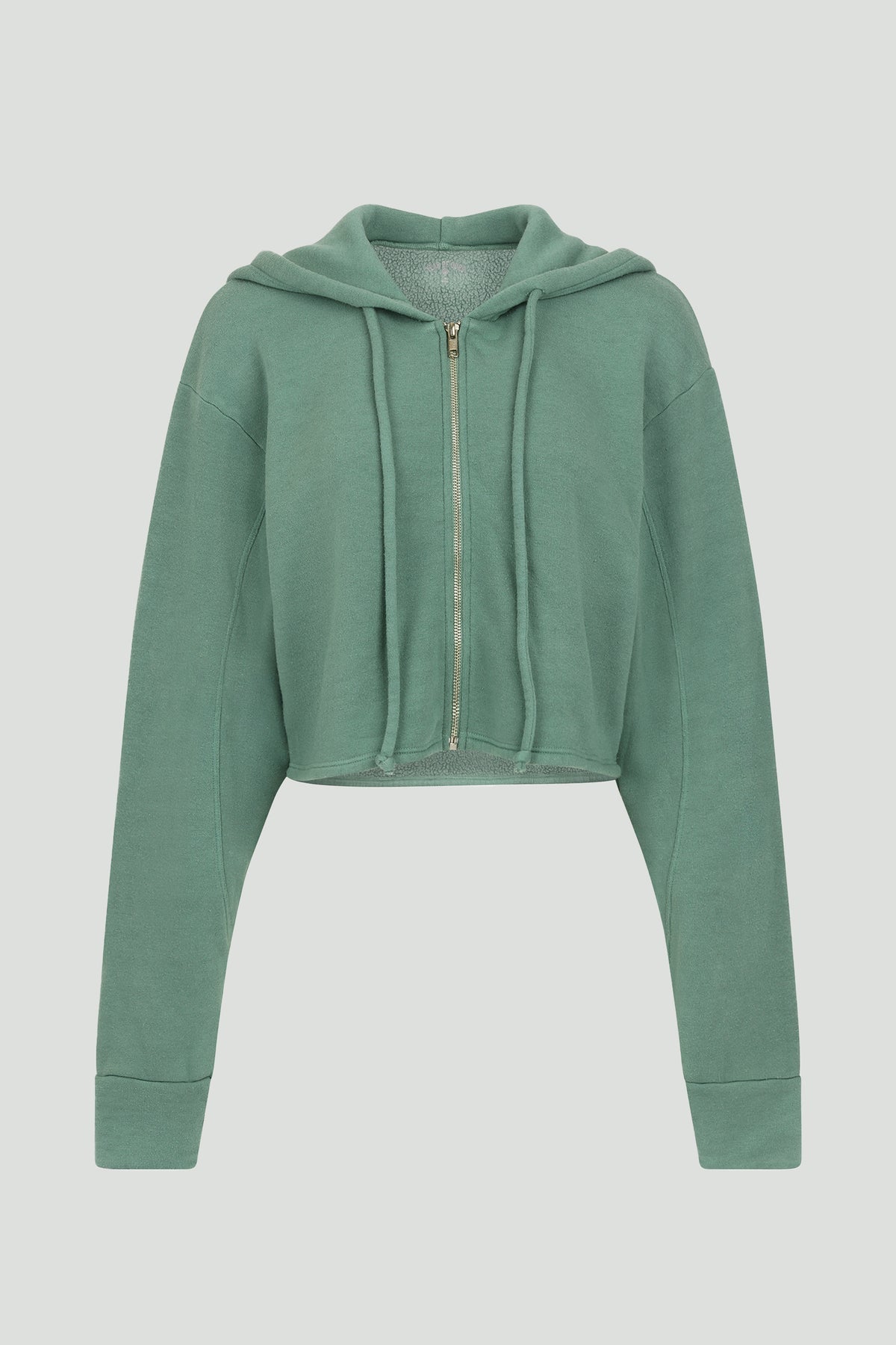 The Classic Zip Up Sweatshirt - Basil