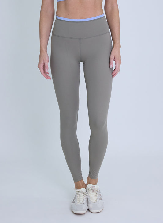Vita Full Length Legging - Fawn / Dusty Blue