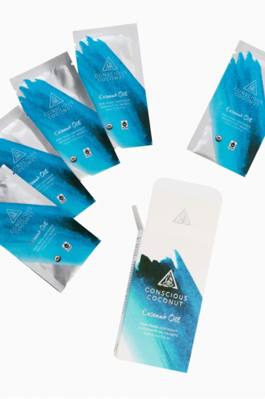 Coconut Oil Wipes - 5 Packets