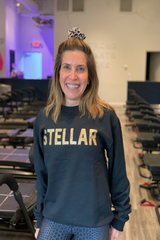 Stellar Crewneck Sweatshirt - Black/Cheetah