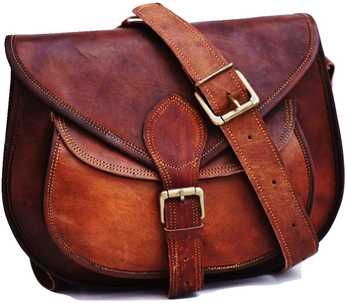 Tori leather sling bag - Tan – The Style Attic